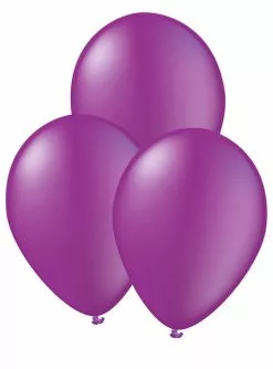 10 Luftballons Lila - Unifarben