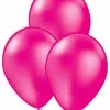 10 Luftballons Pink - Unifarben