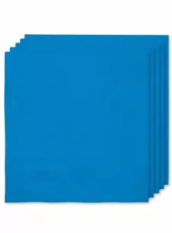 16 Servietten Marineblau - Unifarben (33x33 Cm)