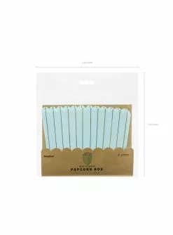 6 Popcorn Schachteln Blau Mit Goldenen Streifen - Touch Of Gold -Tiere & Insekten Verkäufe 6 popcorn schachteln blau mit goldenen streifen touch of gold 3