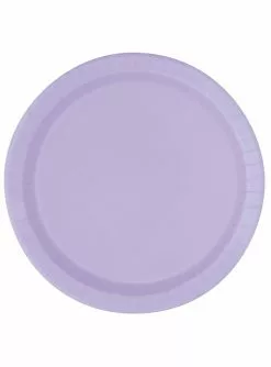 8 Kleine Pappteller Lila (18 Cm) - Basicfarben Collection