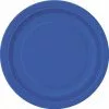 8 Pappteller Dunkelblau (23 Cm) - Basicfarben Collection