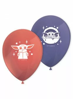 Baby Yoda The Mandalorian Luftballons 8 Stück (28 Cm)