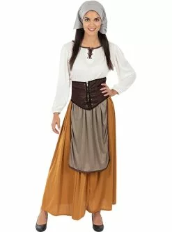 Bäuerin Mittelalter Kostüm Für Damen