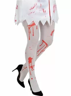 Blutige Zombie-Strumpfhose Für Damen