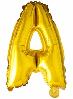 Buchstabe A Luftballon Gold (86 Cm)