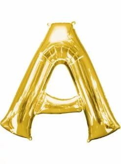 Buchstabe A Luftballon Gold (86 Cm)