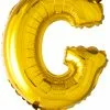 Buchstabe G Luftballon Gold (102 Cm)