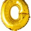 Buchstabe O Luftballon Gold (102 Cm)
