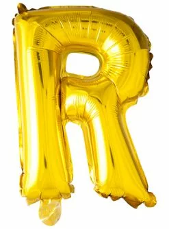 Buchstabe R Luftballon Gold (102 Cm)