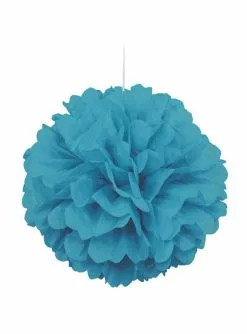 Deko Pompom Blau - Basic-Farben Kollektion
