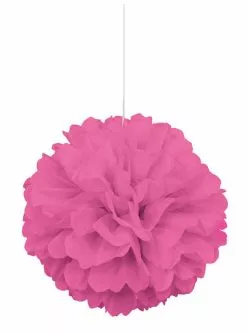 Deko Pompom Rosa - Basic-Farben Kollektion