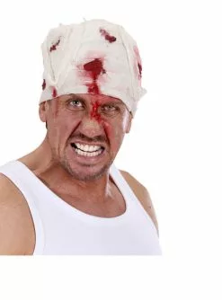 Durchbluteter Kopfverband