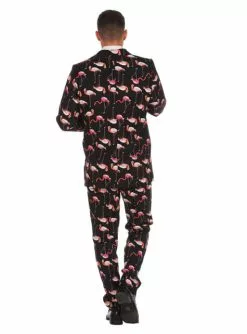 Flamingos Print Anzug -Tiere & Insekten Verkäufe flamingo anzug fur herren 3