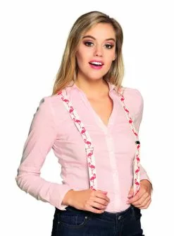 Flamingo Hosenträger Für Damen