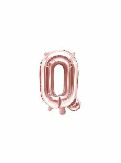 Folienballon Buchstabe Q Roségold