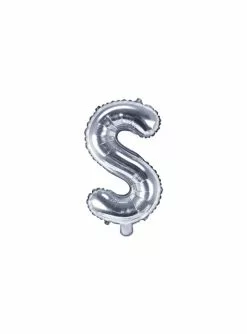 Folienballon Buchstabe S Silber