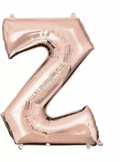 Folienballon Buchstabe Z Roségold (83cm)