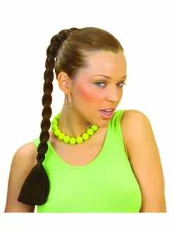 Haar Extension Brauner Zopf