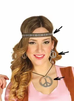 Hippie Accessoire Set Für Damen