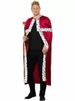 König Kostüm Rot Für Herren