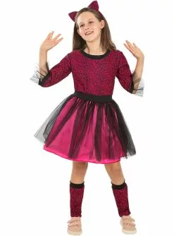 Leoparden Kostüm Rosa Für Mädchen -Tiere & Insekten Verkäufe leoparden kostum rosa fur madchen 2