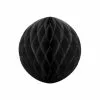 Papierwaben-Kugel Schwarz 40 Cm