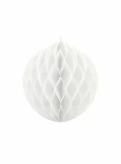 Papierwaben-Kugel Weiß 20 Cm