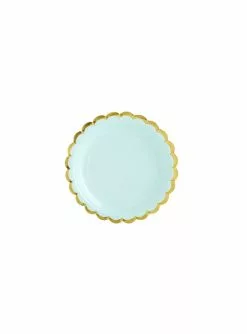 Pappteller Set 6-teilig Minzgrün - Yummy