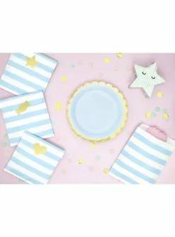 Pappteller Set 6-teilig Pastellblau - Yummy -Tiere & Insekten Verkäufe pappteller set 6 teilig pastellblau yummy 4