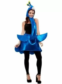 Pfau Kostüm Blau Für Erwachsene
