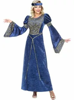 Renaissance Kostüm Blau Für Damen -Tiere & Insekten Verkäufe renaissance kostum blau fur damen 2