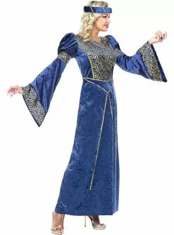 Renaissance Kostüm Blau Für Damen -Tiere & Insekten Verkäufe renaissance kostum blau fur damen 3