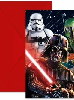 Star Wars Einladungen 6 Stück
