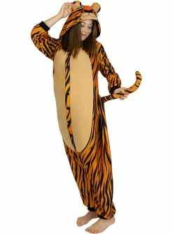 Tiger Onesie Kostüm Für Erwachsene -Tiere & Insekten Verkäufe tiger onesie kostum 2