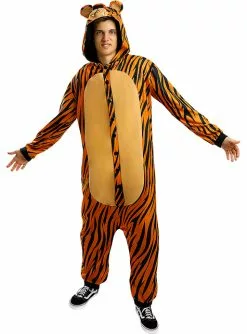 Tiger Onesie Kostüm Für Erwachsene -Tiere & Insekten Verkäufe tiger onesie kostum 6