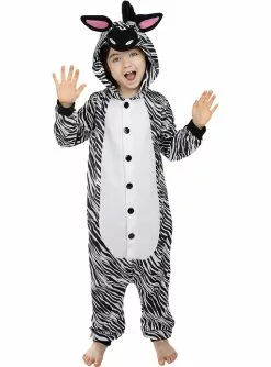 Zebra Onesie Kostüm Für Kinder