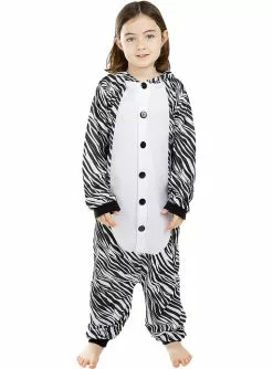 Zebra Onesie Kostüm Für Kinder -Tiere & Insekten Verkäufe zebra onesie kostum fur kinder 4