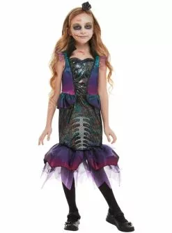 Zombie Meerjungfrau Kostüm Für Mädchen