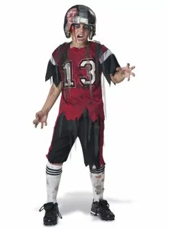 Zombie Rugbyspieler Kostüm Für Jungen