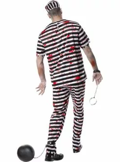 Zombie-Sträfling Kostüm Für Herren In Großer Größe -Tiere & Insekten Verkäufe zombie strafling kostum fur herren in groer groe 3